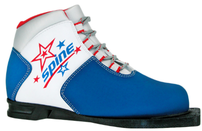 Ботинки лыжные NN75 Kids 299/1, синт. кожа, синие